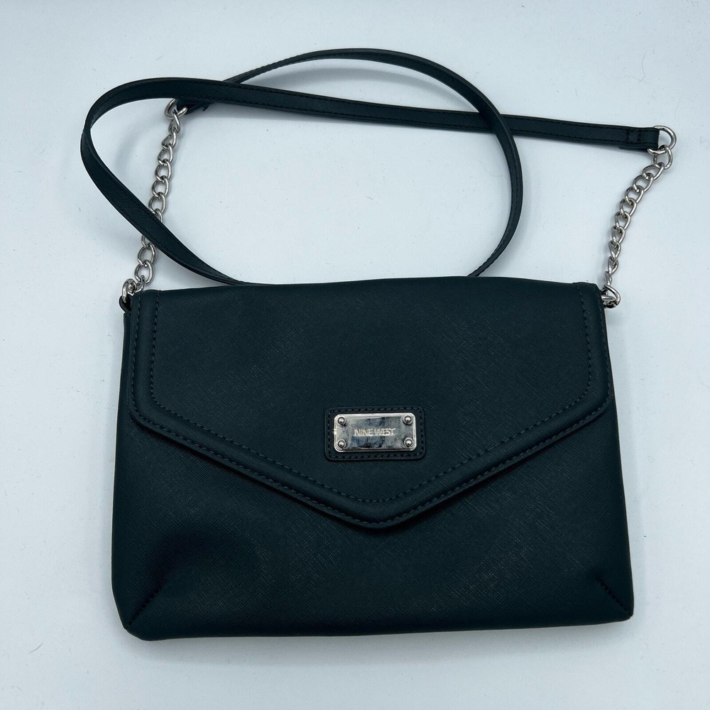 Nine West Dark Green Envelope Crossbody Bag